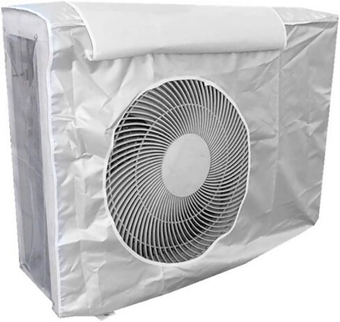 Air Conditioner Covers for Outside Units, 28 x 10 x 22 in Waterproof Dustproof Sun Protection Anti-Snow Air Conditioner Cover with Vent Hole Fit for 1P AC Unit(White) in Saudi Arabia