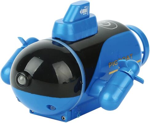 4-CH RC Mini Submarine, Dual Propeller Diving Boat for Pool Yellow in Saudi Arabia