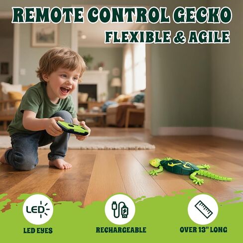HYES Wall Crawler Gecko, Rechargeable Remote Control Robot Toys in Saudi Arabia