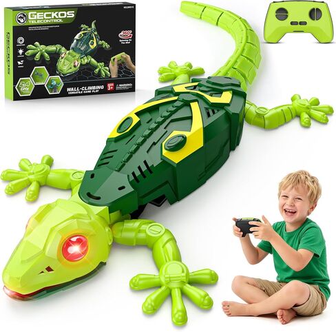 RC Wall Crawler Gecko, Wall Climbing Gecko Toy for Kids 360° Rotating in Kuwait