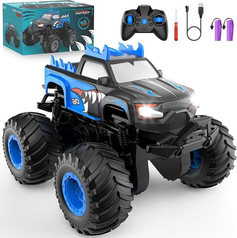 Remote Control Car, All Terrain Monster Truck Toys with Upright Driving in Kuwait