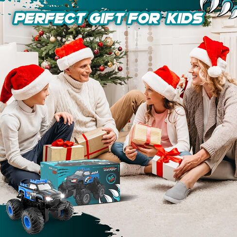 Remote Control Car, All Terrain Monster Truck Toys with Upright Driving in Kuwait