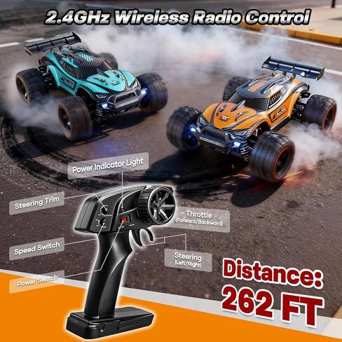 HOMETALL 1:18 Fast RC Cars for Adults - 38+ KPH Off Road Remote Control Car in Kuwait
