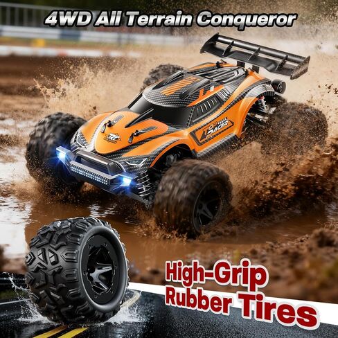 HOMETALL 1:18 Fast RC Cars for Adults - 38+ KPH Off Road Remote Control Car in Kuwait