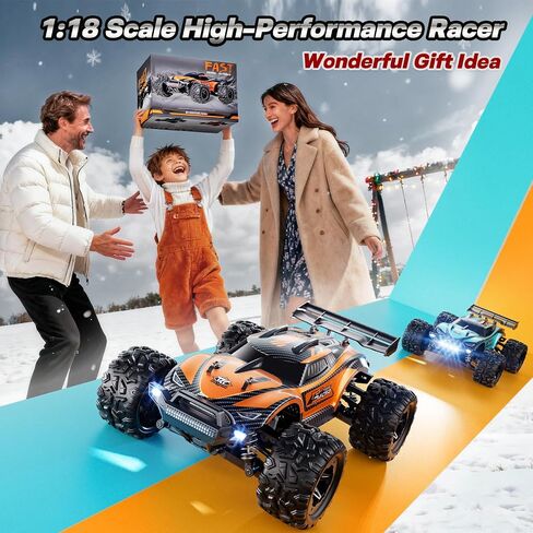 HOMETALL 1:18 Fast RC Cars for Adults - 38+ KPH Off Road Remote Control Car in Kuwait