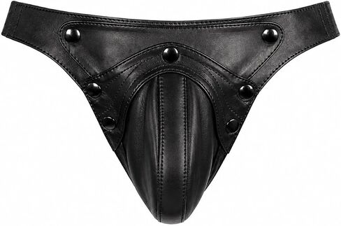 Leatherotics Jock Strap-Soft and Supple Leather Mens Thong Underwear-Leather Lingerie for Men- 026 in Kuwait