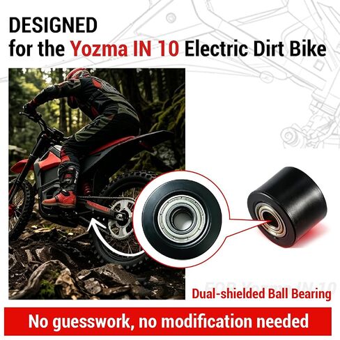 Chain Tensioner Pulley for Yozma in 10 /Pro E-Bike Dirt Bike 10mm in Kuwait