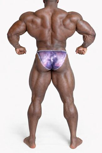 Jed North Men's Bodybuilding Contest Physique Posing Trunks Competition Suit Shorts in Kuwait