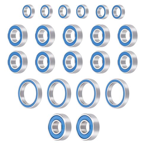 22pcs Steel Rubber Sealed Bearing Set for ARRMA 1/7 in Saudi Arabia