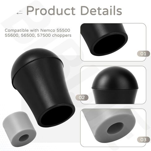 2 Set Replacement 55432 Bumpers Compatible with Nemco Choppers & Wedgers in Saudi Arabia
