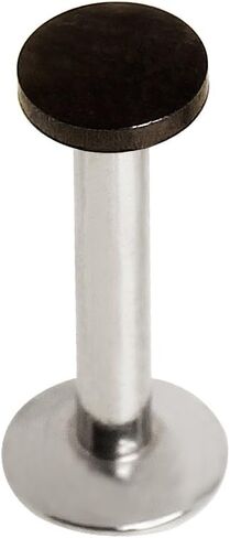 Amelia Fashion 14 Gauge Internally Threaded Flat Disc Top Monroe/Labret Stud 316L Surgical Steel (Choose Color) in Kuwait