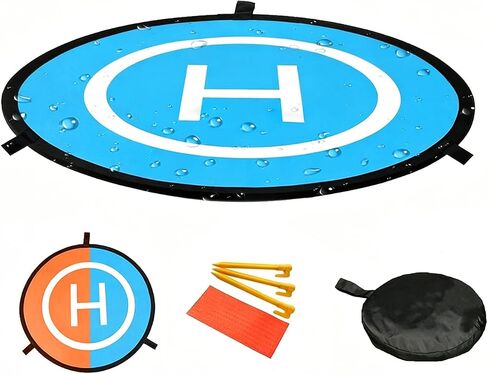 Drone Landing Pad, 30"/75cm Waterproof Portable Foldable Helipad Helicopter Landig Mat for DJI Mavic Pro Phantom 2/3/4/ Pro, RC Drones Helicopter, Mavic Pro, Karma drone, DJI Mavic Air, Inspire and More in Saudi Arabia