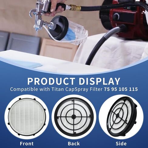 0275794 Turbine Air Filter Kit Compatible with Titan Capspray 75 95 105 115 HVLP Paint Sprayer in Saudi Arabia