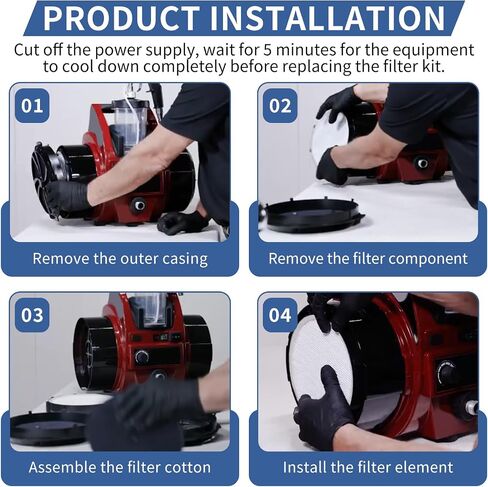 0275794 Turbine Air Filter Kit Compatible with Titan Capspray 75 95 105 115 HVLP Paint Sprayer in Saudi Arabia