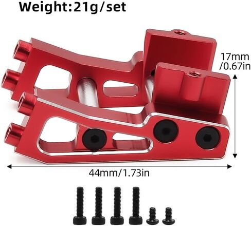 Rear Wing Mount Aluminum ARA480074 for Arrma 1/14 Typhon Grom 223S Upgrade Parts in Saudi Arabia