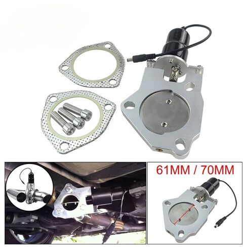 2.5" Y Pipe Electric Exhaust Catback Cutout Car Muffler Remote Control Electronic Control Valve 2.5" Stainless Steel Headers Y Pipe Electric Exhaust Muffler Electronic Control Valve 3.0 in Kuwait