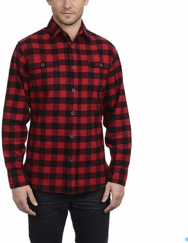 Jachs Men’s Brawny Flannel Shirt in Saudi Arabia