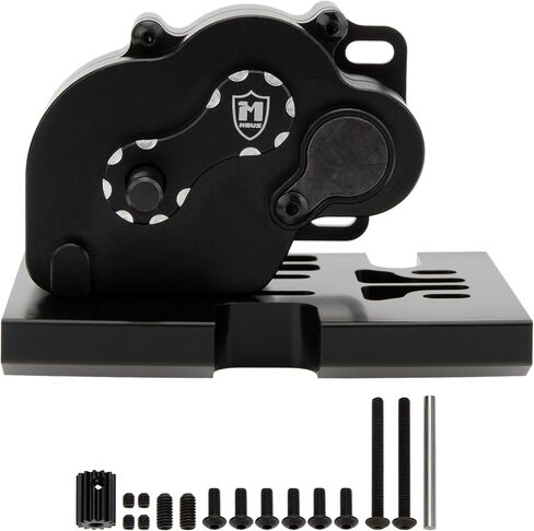 MEUS RACING LCG 12:1 Transmission Complete Gearbox for Axial SCX10 1/10 RC Crawler Upgrades (Black) in Kuwait