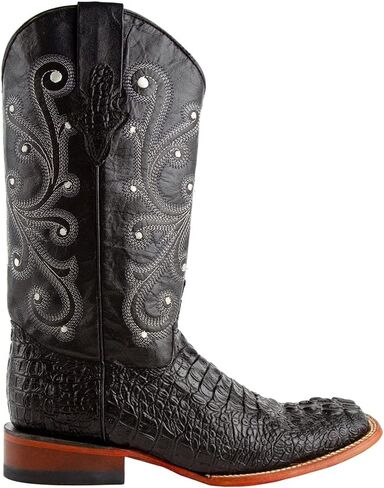 Ferrini Men's Print Crocodile S-Toe Western Boot in Kuwait