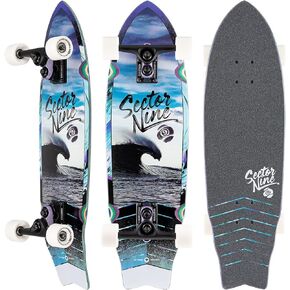 اكتمل القطاع 9 Wavepark Shadow Longboard