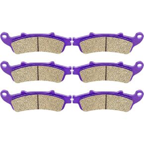 ECCPP Brake Pads Fit for honda VTX1800 All models 2002-2013 / GL1800 Goldwing All models 2001-2016/ CBR1100XX Blackbird 1997-2003, FA261 Front and Rear Brake Pads