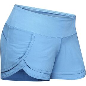 Women Stylish Lightweight Running Workout Volleyball Mesh Liner Shorts