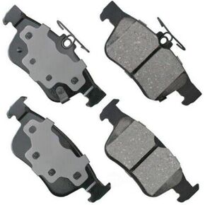 Akebono Brakes - Brake Pad Set - Superior initial effectiveness with no required break-in period, 1 Year limit warranty (ACT1878), grey