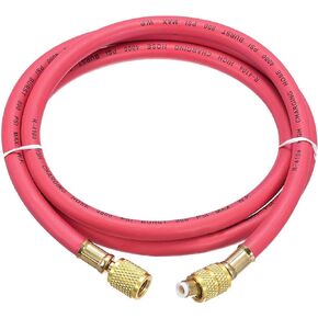 uxcell Refrigerant Charging Hose, 1/4 SAE to 5/16 SAE Thread 4.92Ft Length 800PSI Tube HVAC Hoses, for Home Air Conditioner Refrigeration Maintenance, Blue