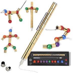 Magnetic Pen, Fidget Pen Toy,Decompression Magnetic Fidget Toy Pen Gifts,Gift for Teenage Boys/Girls，Toy for Ages 3-8，Novelty Toy Gift for Kids or Friends (color)