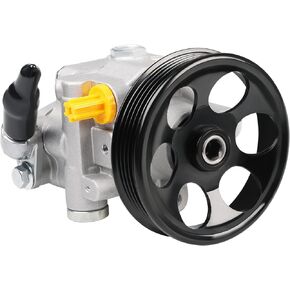 Power Steering Pump with Pulley Compatible with Subaru Impreza H4 2.0L 2.5L - 2008 2009 2010 2011 2012, Forester H4 2.5L - 2009 2010, Replacement for 34430-FG011, 34430-FG020
