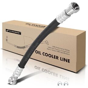 A-Premium Automatic Transmission Oil Cooler Line Hose Assembly Compatible with Dodge Ram 2500 Ram 3500 2003-2004 L6 5.9L Diesel