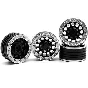 MOHRO 1.9" Alloy Beadlock Wheel Rims For 1/10 RC Crawler SCX10 CC01 D90 D110 TRX-4