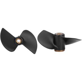 RiToEasysports 10pcs Boat Tail Propeller, Brushless Remote Control Propeller Spare Part Kit for FT009 RC Boat Rc Boat Propellers