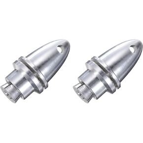 MECCANIXITY RC Plane Airplane Spinners Propeller Adapter, 3.17mm Extrusion Propeller Adapter Saver for Shaft Brushless Motor Speed Controllers, Pack of 2
