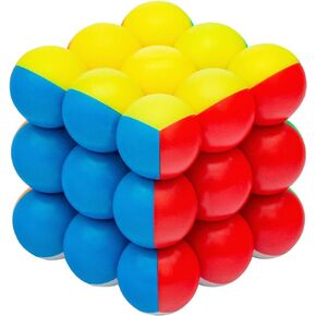funnXYZ FUNNYXZ YJ 3X3X3 Ball Bead Magic Cube Bead Stickerless Speed Cube