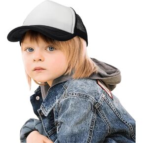 قبعة سائق الشاحنة الصيفية للأطفال الأولاد - قبعة بيسبول عصرية للحماية من الشمس، قبعة قابلة للتعديل للأطفال الأولاد والبنات (2-4 سنوات) in Kuwait
