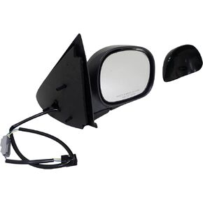 Dorman 955-281 Driver Side Power Door Mirror - Folding Compatible with Select Ford Models, Black