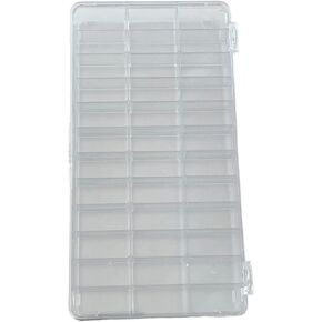 Watchmaker Selection Box with hinged lid 36 compartments Watch Part Tool