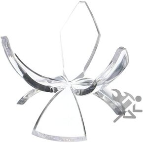 OnFireGuy 2-1/4" Acrylic Reversible Three Prong Tulip Display Stand Qty: 3