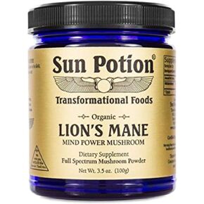 Sun Potion Lion’s Mane (Organic) - Mind Power Mushroom (100g)