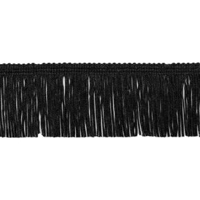 11 Yard Value Pack of 2 Inch Chainette Fringe Trim - Style# CF02 Color: K9 - Black (10M / 32.5 Ft)