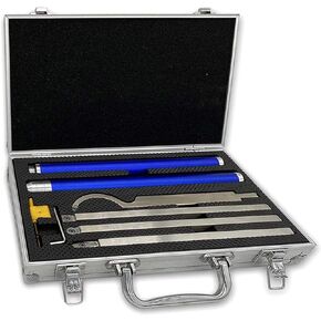 Carbide Wood Lathe Tools, Woodturning Tools Wood Lathe Turning Tool Set, with Round/Square/Diamond Insert and Interchangeable Aluminum Alloy Grip Handle