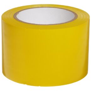 Brady 58250 108' Length, 3" Width, B-725 Vinyl Tape, Yellow Color Aisle Marking Tape