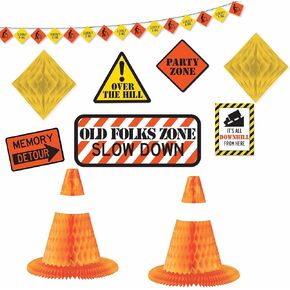 Dazzling Over the Hill Golden Age Room Decorating Kit - Elegant & Stand Out Decor, Premium Material - Ideal for Celebratory Occasions