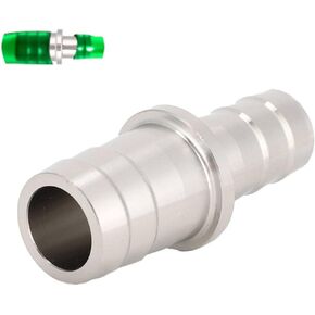 Aquarium Hose Adapter, Stainless Steel Fish Tank Water Pipe Adapter Converter Aquarium Tubing Pipe Connector Hose Joint Fittings(12mm to 16mm)