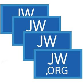 JW.ORG Magnet Decals, （4 Pack） 3.1x2Inches,Duty Automotive Magnet for Car, Truck, SUV or Any Other Magnetic Surface