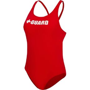 Guard Swimsuit One Piece Wide Strap w/Shelf Bra