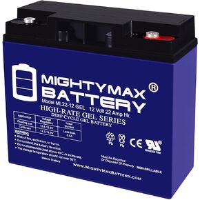 Mighty Max Battery 12V 22AH Gel Battery for Schumacher DSR ProSeries PSJ-2212 Booster