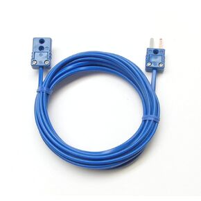 T-Type Thermocouple Extension Cable Wire with Miniature Mini Thermocouple Connectors 9 ft (= 3 Yard) Long