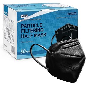 Kingfa Face Mask 50 Pcs Disposable Respirator 5-Ply Layer